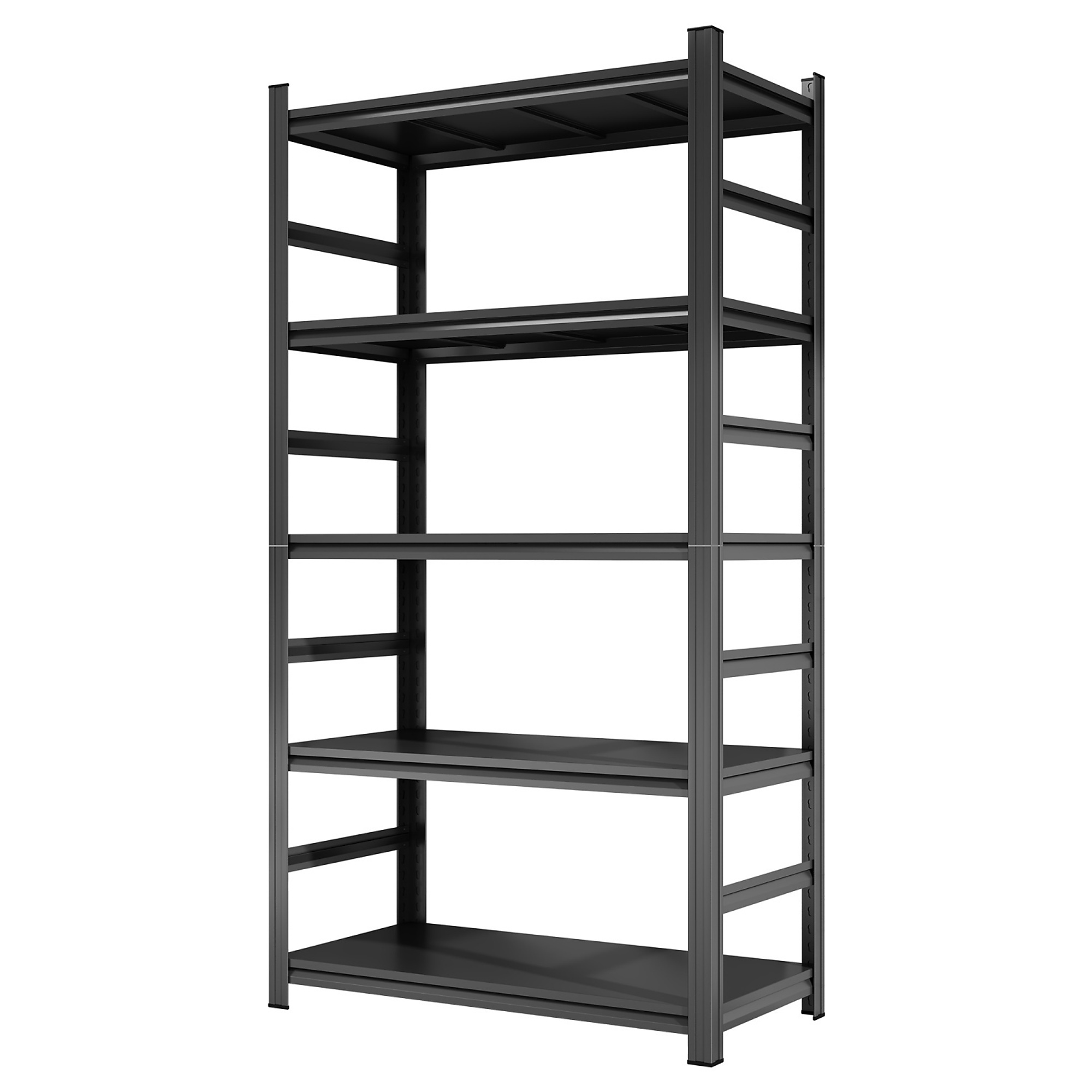 87 in. Heavy-duty Storage Rack with 5-layer Adjustable Metal Shelf